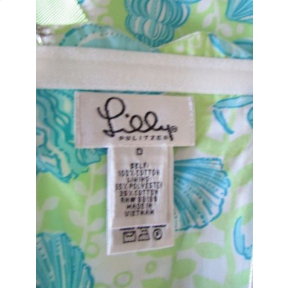 Lilly Pulitzer Sea Shells Beach Scalloped Dress - Picture 8 of 8